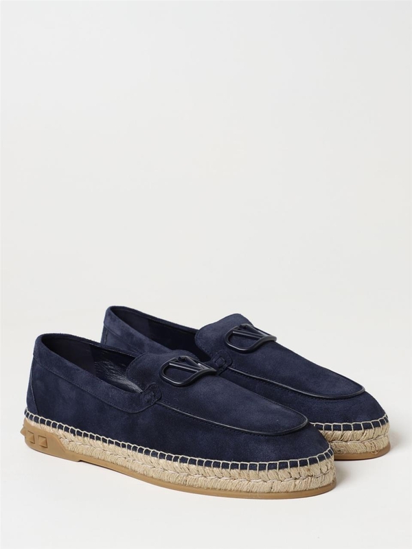 발렌티노 가라바니 FW23 Valentino Garavani Leisure Flows Suede Espadrilles 3Y2S0H21HDU M30 Blue