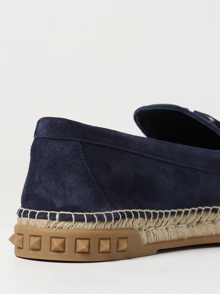 발렌티노 가라바니 FW23 Valentino Garavani Leisure Flows Suede Espadrilles 3Y2S0H21HDU M30 Blue