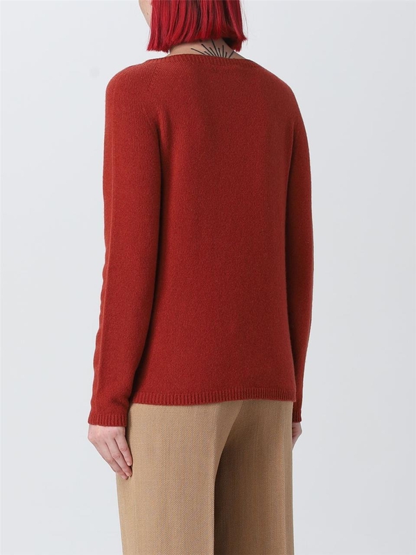 S 막스마라 FW23 S Max Mara wool and cashmere sweater 2393660139600 002 Terracotta