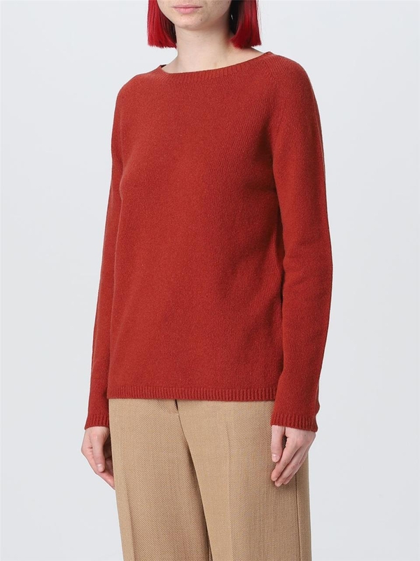 S 막스마라 FW23 S Max Mara wool and cashmere sweater 2393660139600 002 Terracotta