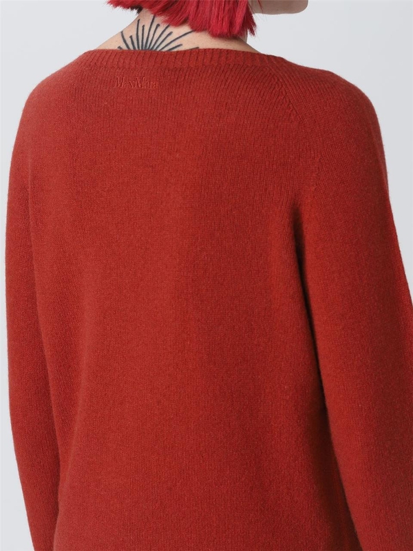 S 막스마라 FW23 S Max Mara wool and cashmere sweater 2393660139600 002 Terracotta