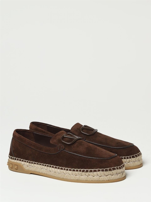 발렌티노 가라바니 FW23 Valentino Garavani Leisure Flows Suede Espadrilles 3Y2S0H21HDU KG8 Brown