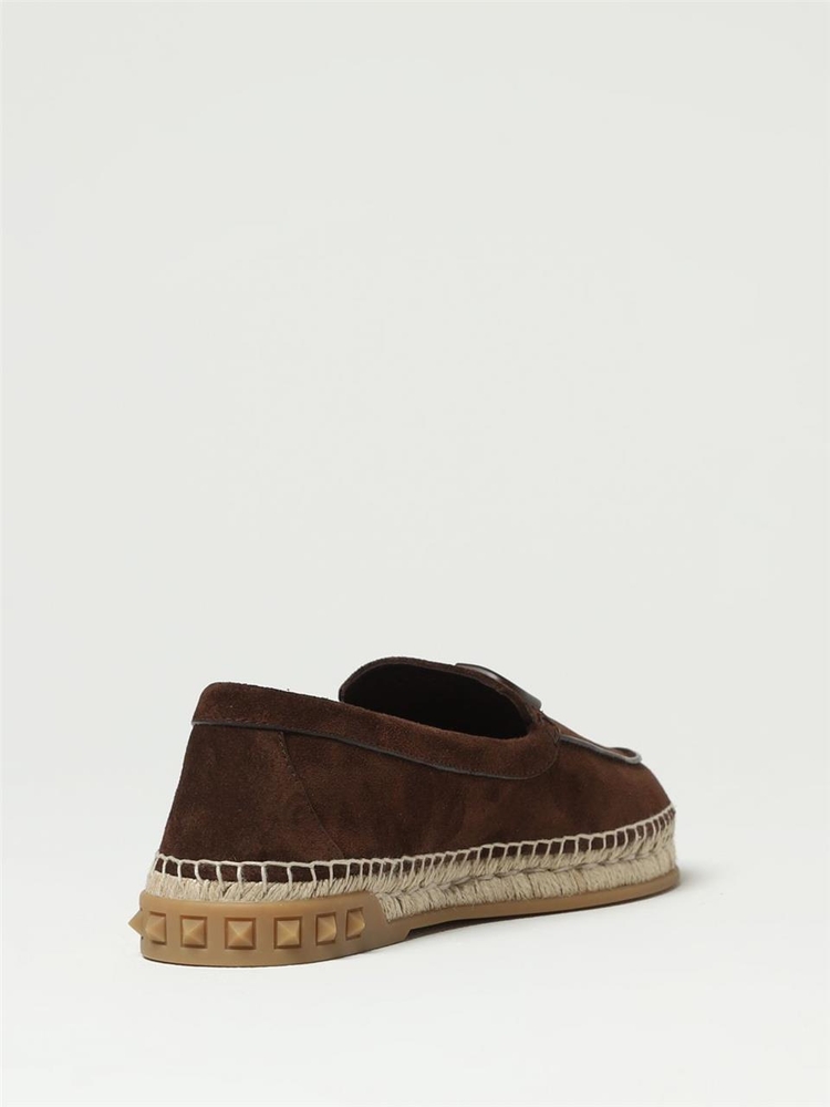 발렌티노 가라바니 FW23 Valentino Garavani Leisure Flows Suede Espadrilles 3Y2S0H21HDU KG8 Brown