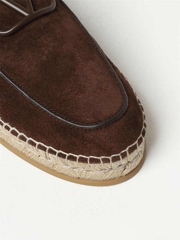 발렌티노 가라바니 FW23 Valentino Garavani Leisure Flows Suede Espadrilles 3Y2S0H21HDU KG8 Brown