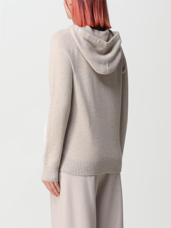 S 막스마라 FW23 S Max Mara Cashmere Sweatshirt 2393660339600 001 Natural