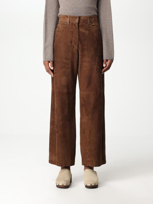 S 막스마라 FW23 Womens trousers S Max Mara 2394360139600 001 Brown