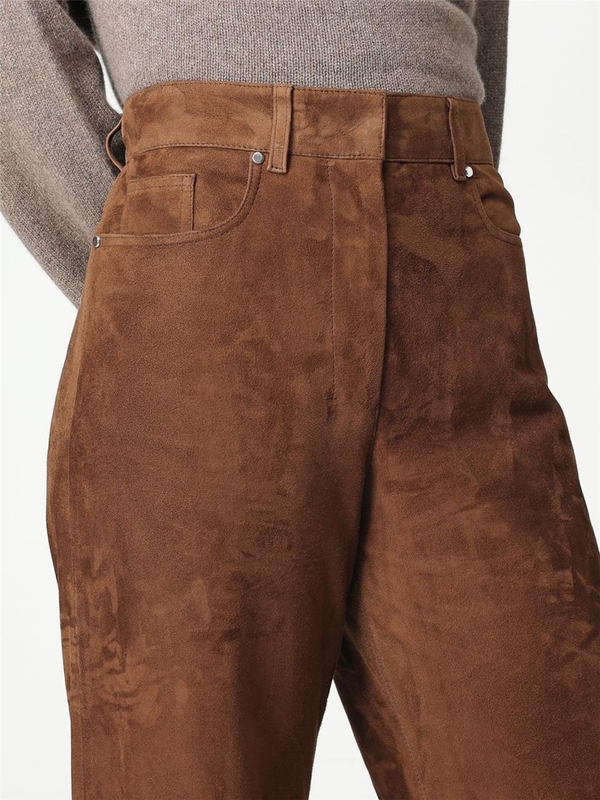 S 막스마라 FW23 Womens trousers S Max Mara 2394360139600 001 Brown