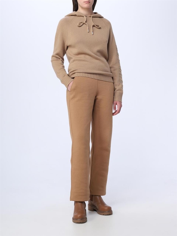 S 막스마라 FW23 S Max Mara trousers in stretch cotton 2397860139600 002 Camel