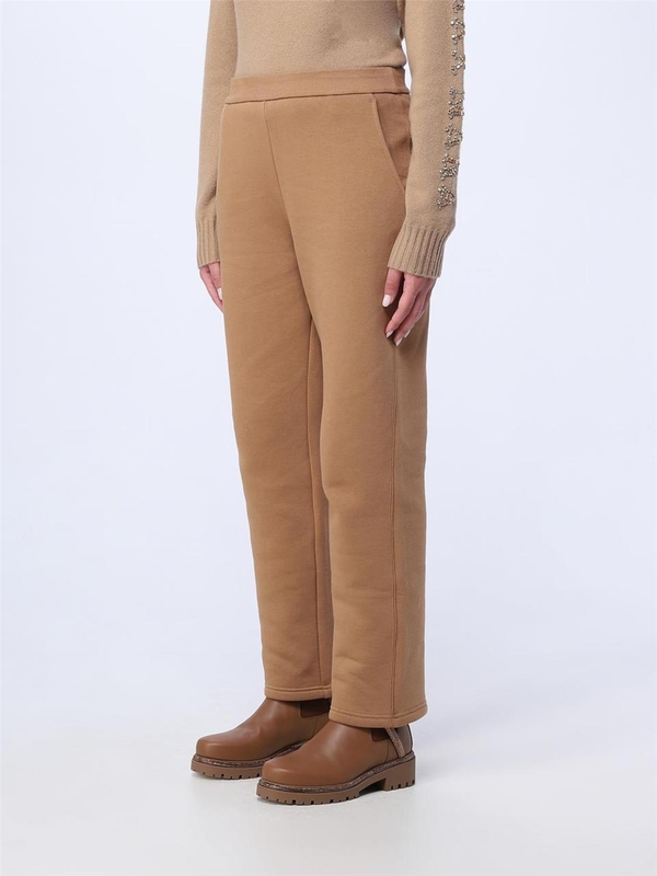 S 막스마라 FW23 S Max Mara trousers in stretch cotton 2397860139600 002 Camel