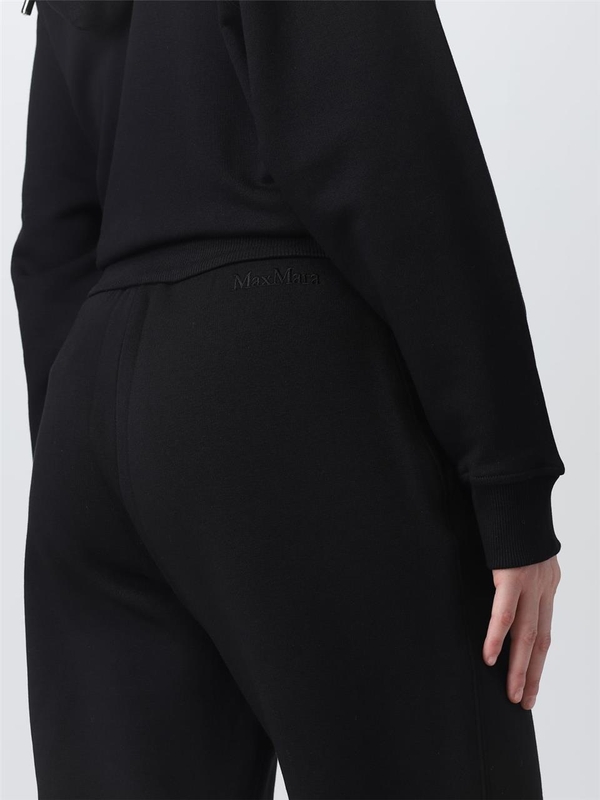 S 막스마라 FW23 S Max Mara trousers in stretch cotton 2397860139600 003 Black