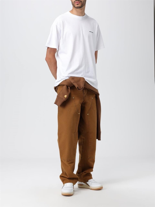 칼하트 FW23 Pantalone Double Knee Carhartt Wip in cotone I031501 1NF3K Brown