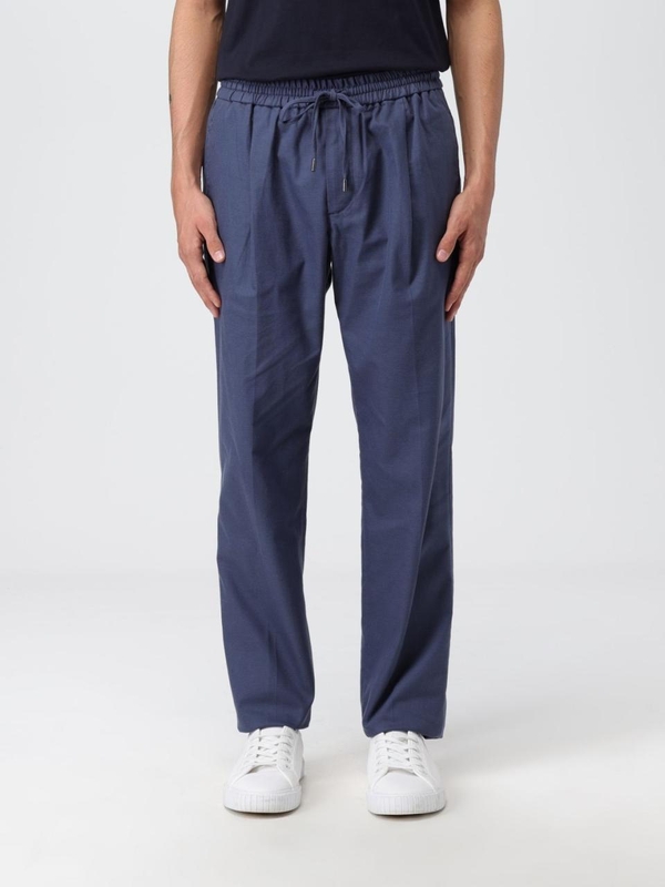 타미 힐피거 FW23 Tommy Hilfiger Stretch Cotton Trousers MW0MW32136 DW5 Blue