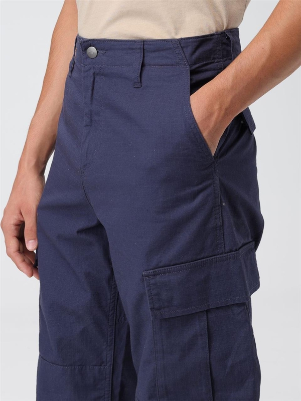 칼하트 FW23 Pantalone Cargo Carhartt Wip in cotone I032467 0102 Blue