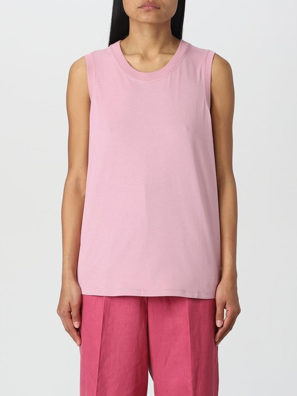 S 막스마라 SS23 Top S Max Mara in cotone 2399410132600 005 Pink