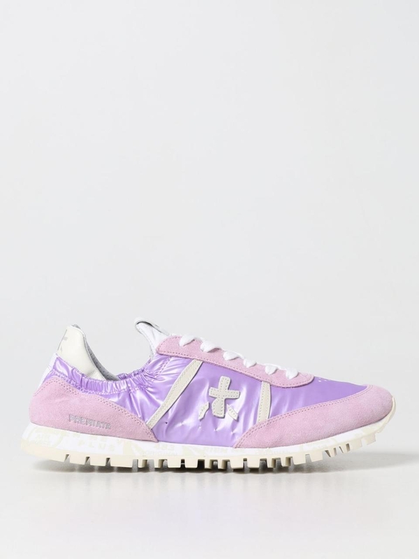 프리미아타 SS23 Seand Premiata sneakers in suede and fabric SEAND 6250 Lilac