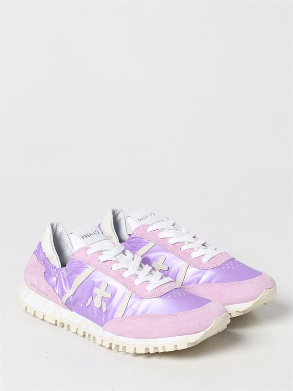 프리미아타 SS23 Seand Premiata sneakers in suede and fabric SEAND 6250 Lilac