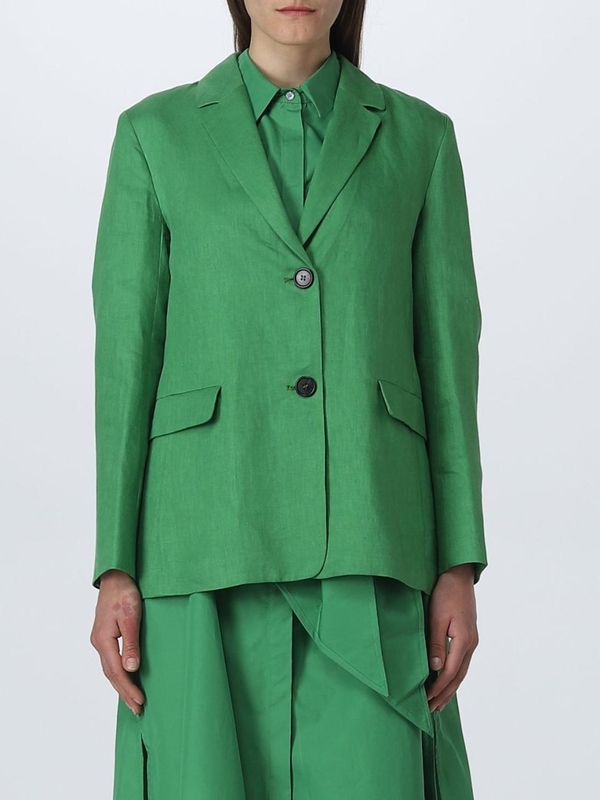 S 막스마라 SS23 Blazer S Max Mara in lino 2390410332600 016 Green