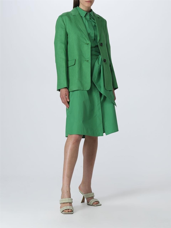 S 막스마라 SS23 Blazer S Max Mara in lino 2390410332600 016 Green