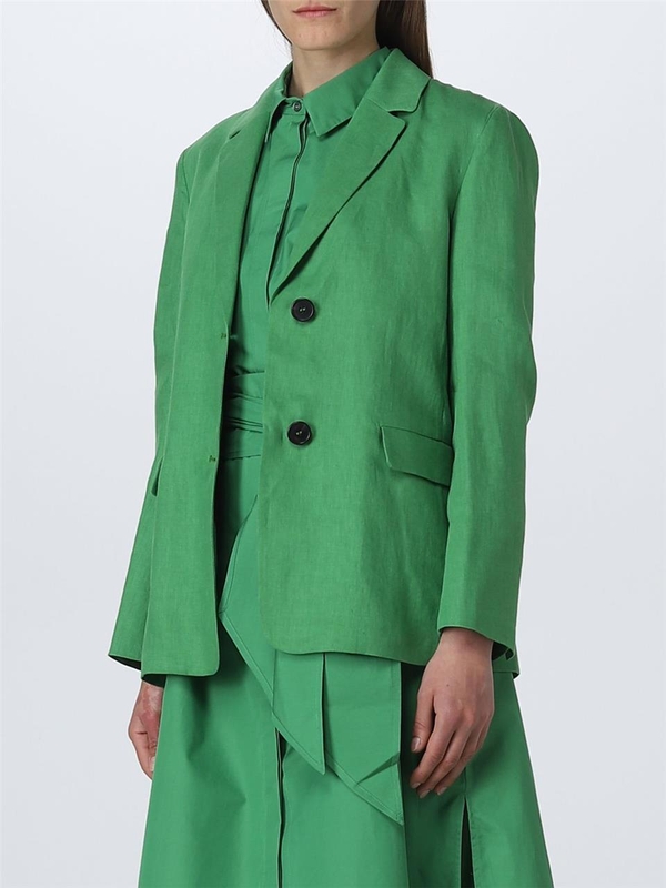 S 막스마라 SS23 Blazer S Max Mara in lino 2390410332600 016 Green