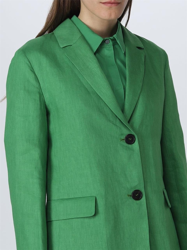 S 막스마라 SS23 Blazer S Max Mara in lino 2390410332600 016 Green