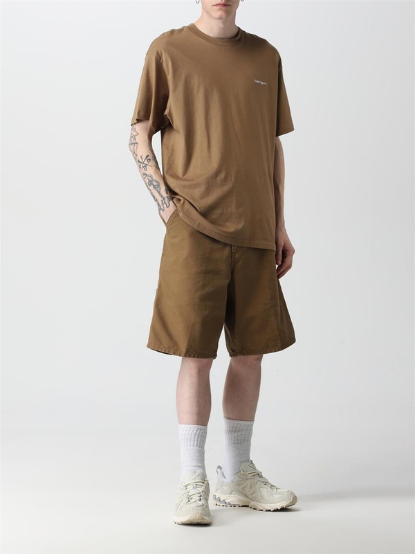 칼하트 SS23 Carhartt Wip Organic Cotton Shorts I027942 HZ02 Coffee