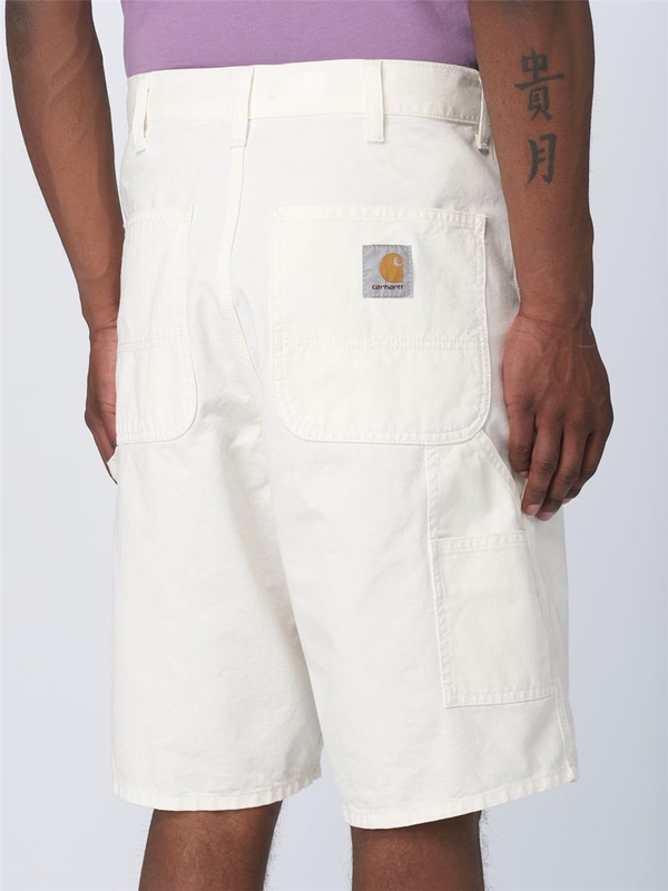 칼하트 SS23 Carhartt Wip Cotton Shorts I031504 35002 White