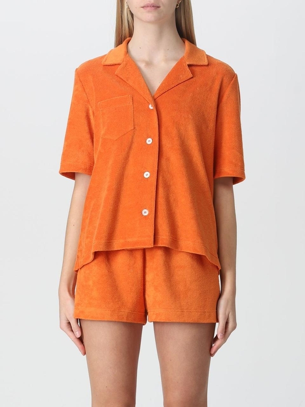 하울린 SS23 Howlin Womens Shirt Cocktail In Towel For The Girls Tangerine Dream Orange