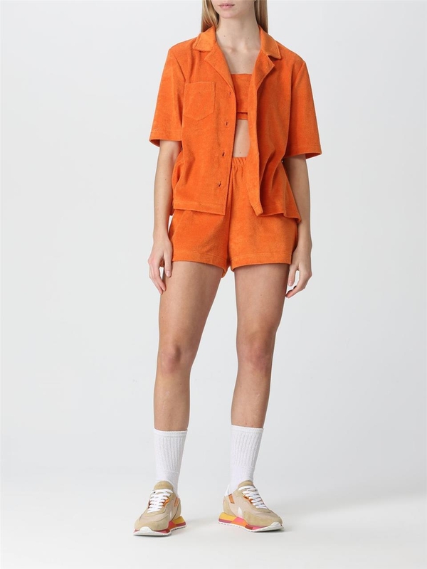 하울린 SS23 Howlin Womens Shirt Cocktail In Towel For The Girls Tangerine Dream Orange