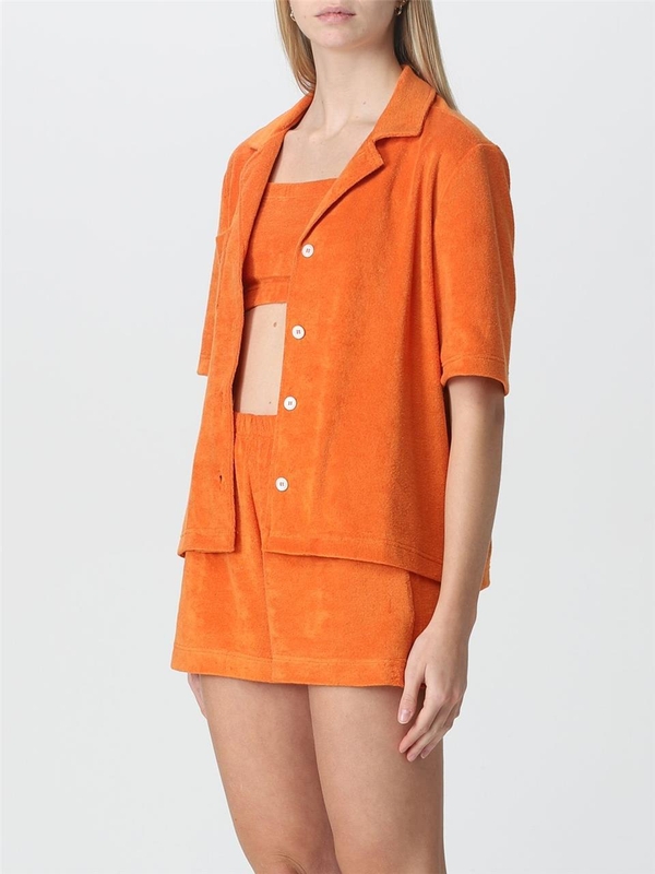 하울린 SS23 Howlin Womens Shirt Cocktail In Towel For The Girls Tangerine Dream Orange