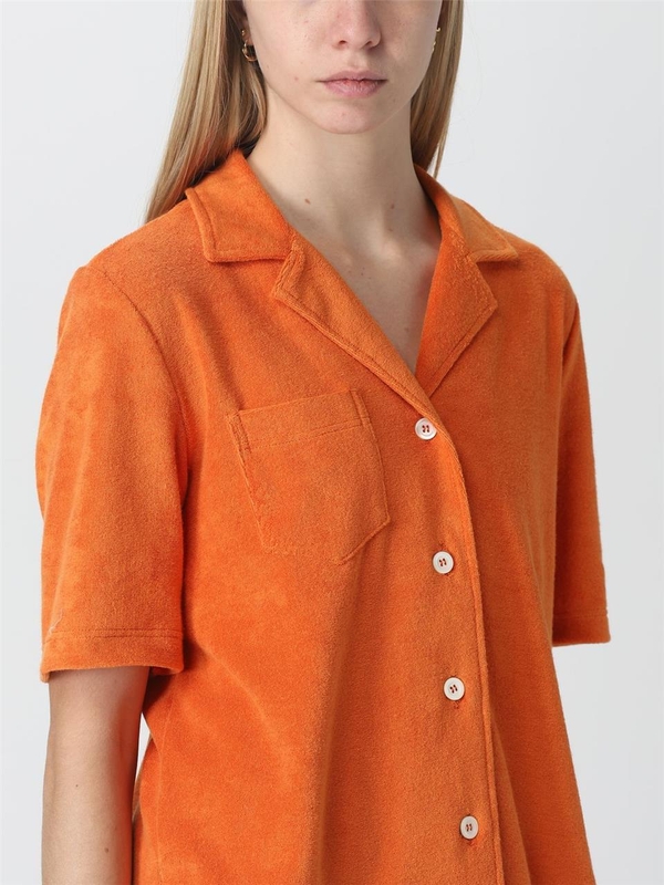 하울린 SS23 Howlin Womens Shirt Cocktail In Towel For The Girls Tangerine Dream Orange