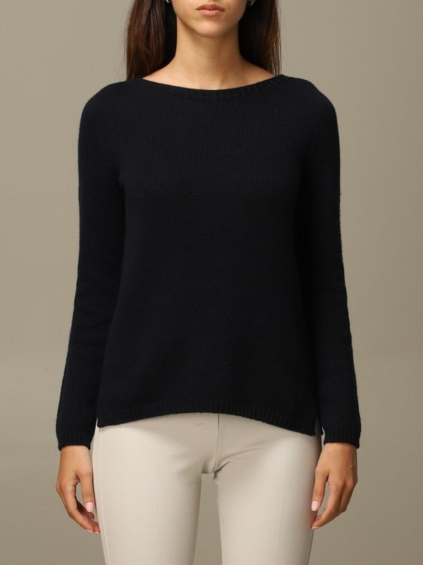 S 막스마라 FW20 Pullover Giorgio S Max Mara in cashmere 93660809600 12034 001 Blue