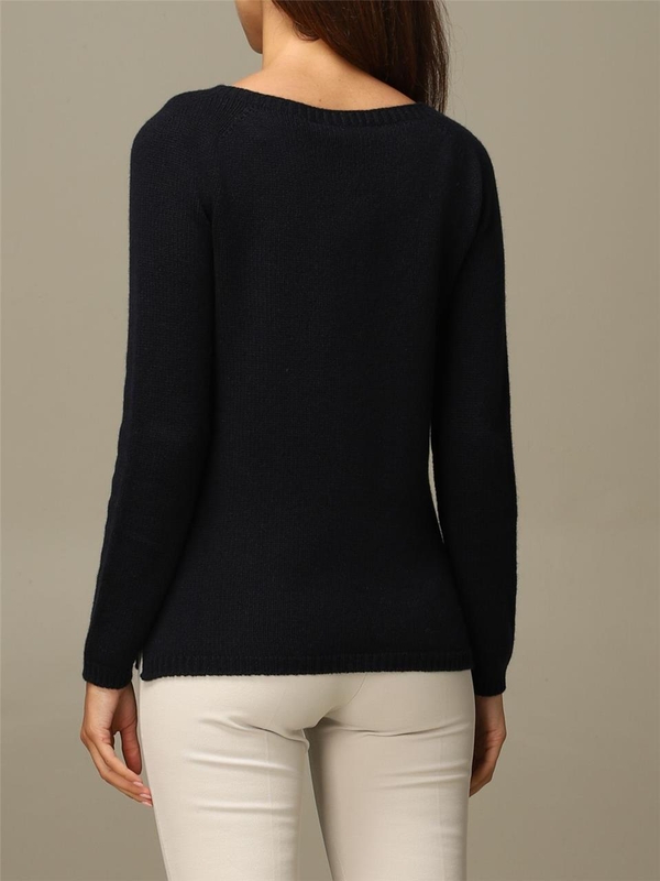 S 막스마라 FW20 Pullover Giorgio S Max Mara in cashmere 93660809600 12034 001 Blue