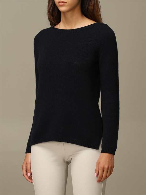 S 막스마라 FW20 Pullover Giorgio S Max Mara in cashmere 93660809600 12034 001 Blue