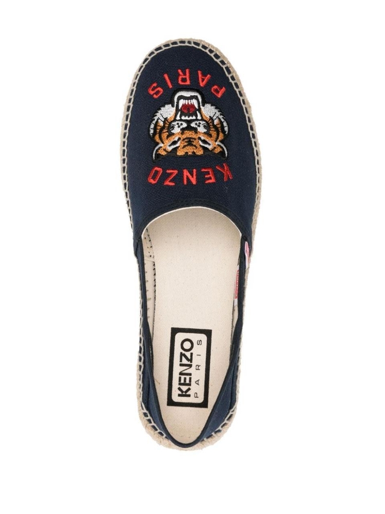 겐조 FW24 Kenzo Flat shoes Blue FE55ES020F8177 Blue