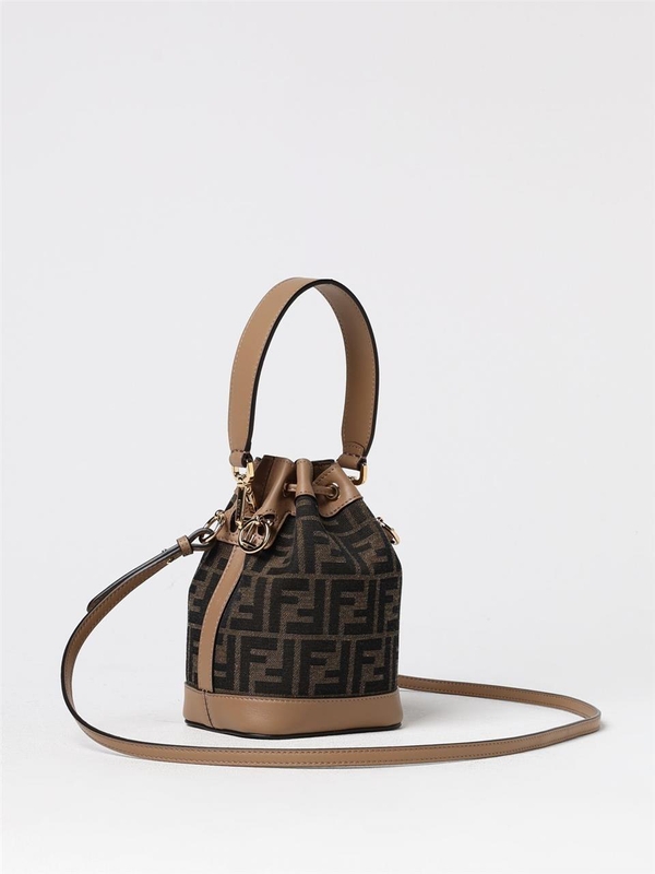 펜디 FW24 Womens shoulder bag fendi 8BS093ALP3 F1AOE Tobacco