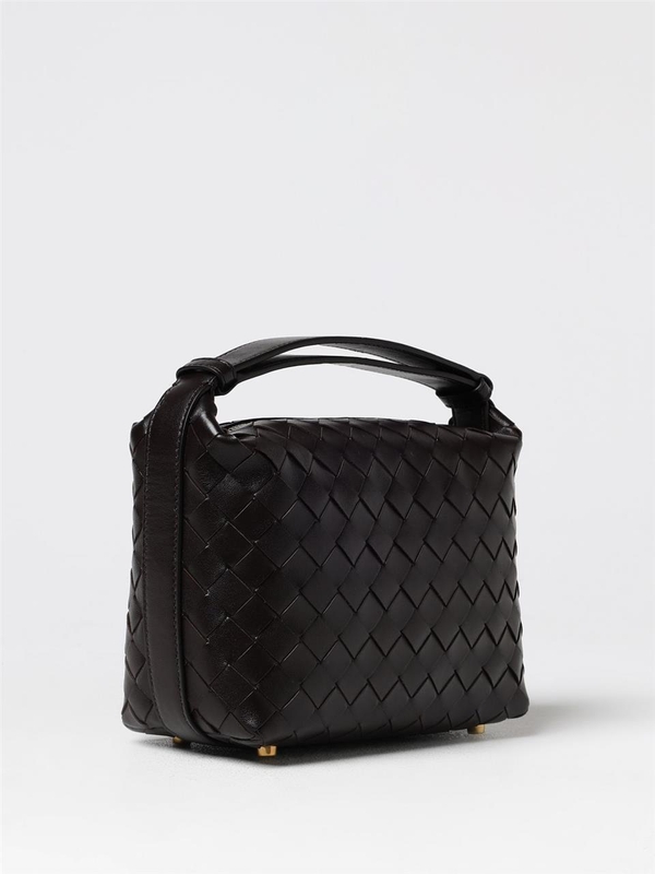 보테가베네타 FW24 Mini Wallace Bottega Veneta Bag in Woven Leather 754443V3IV1 2132 Brown