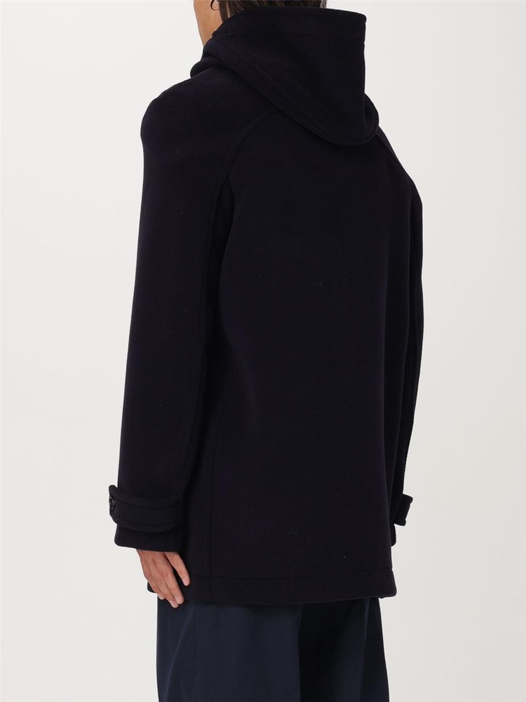 보테가베네타 FW24 Bottega Veneta Wool Coat 792954V4BQ0 4003 Navy Blue