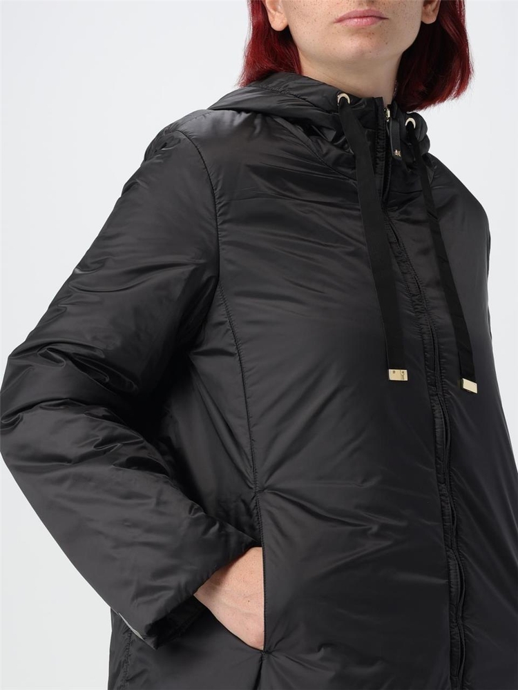 막스마라 FW24 Max Mara Hooded Down Jacket 2429486024600 009 Black