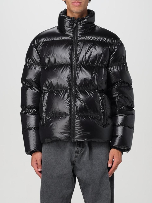 무스너클 FW24 Bomber Moose Knuckles in nylon trapuntato M34MJ144H1 292 Black