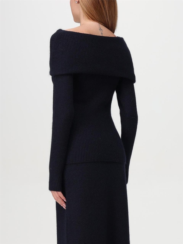 파비아나필리피 FW24 Fabiana Filippi virgin wool sweater MAD214F378I916 5146 Blue