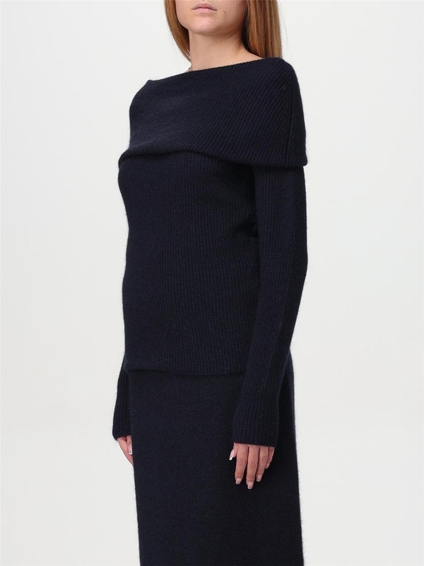 파비아나필리피 FW24 Fabiana Filippi virgin wool sweater MAD214F378I916 5146 Blue