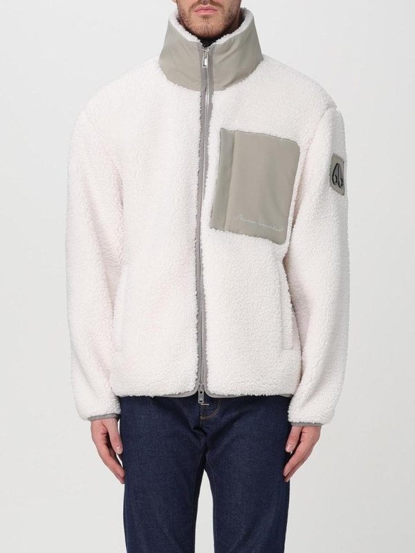 무스너클 FW24 Giacca Moose Knuckles in shearling M34MS607 155 White