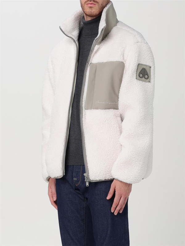 무스너클 FW24 Giacca Moose Knuckles in shearling M34MS607 155 White