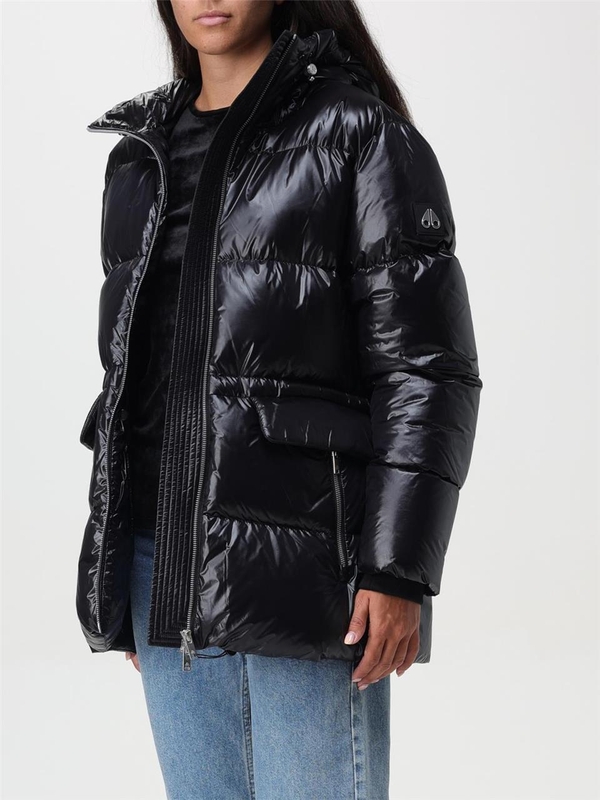 무스너클 FW24 Moose Knuckles Hooded Down Jacket M34LJ186 292 Black