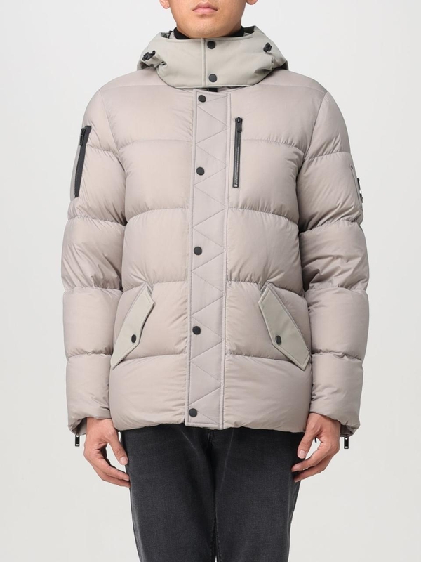 무스너클 FW24 Bomber Moose Knuckles in nylon trapuntato M34MJ196 1456 Gray