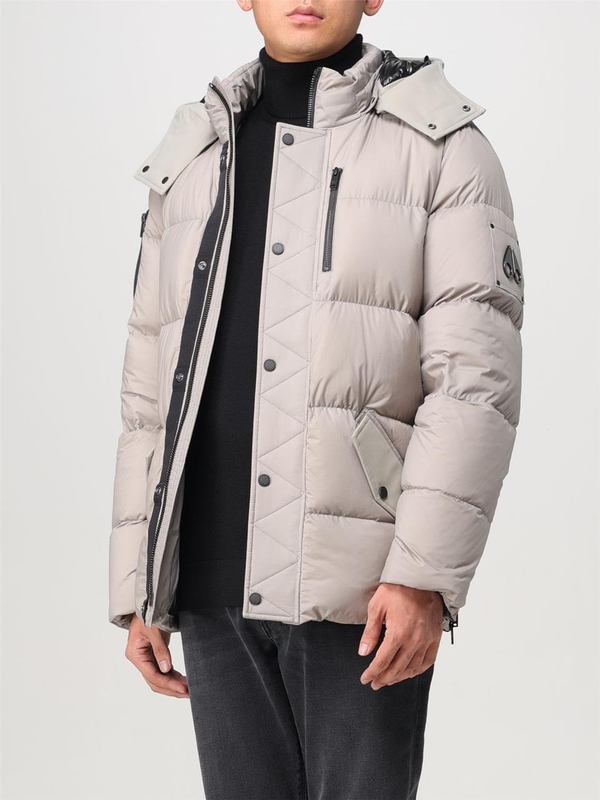 무스너클 FW24 Bomber Moose Knuckles in nylon trapuntato M34MJ196 1456 Gray