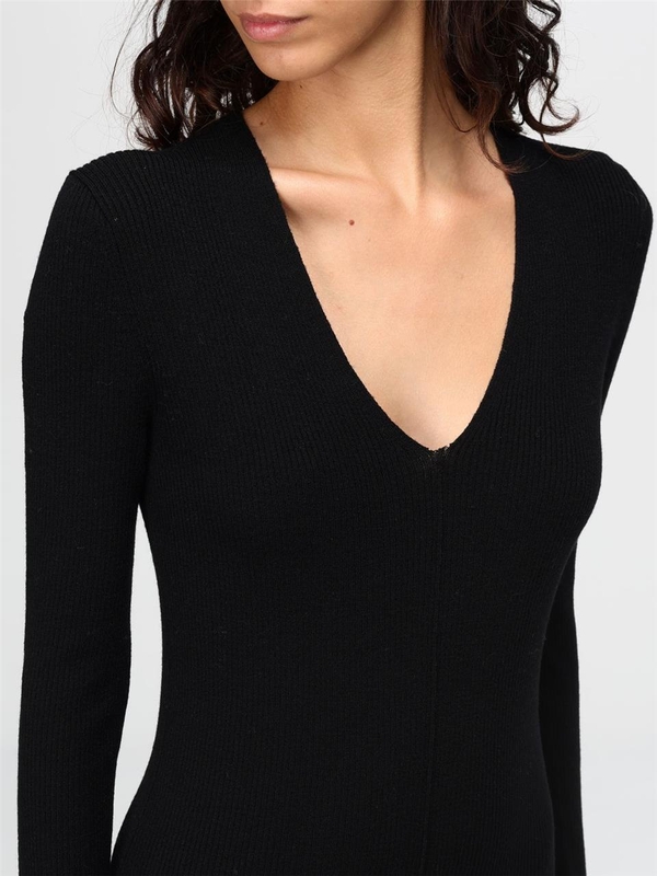 캘빈 클라인 FW24 Calvin Klein dress in regenerated wool K20K207491BEH Black