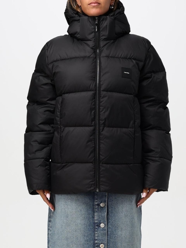 캘빈 클라인 FW24 Calvin Klein Quilted Nylon Down Jacket K10K113476BEH Black