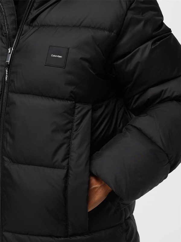 캘빈 클라인 FW24 Calvin Klein Quilted Nylon Down Jacket K10K113476BEH Black