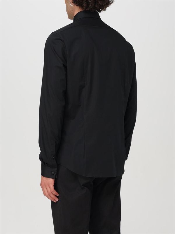 캘빈 클라인 FW24 Calvin Klein Stretch Cotton Shirt K10K1098910GN Black